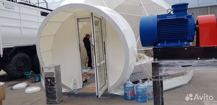 Геокупол шатер мобильный с полом