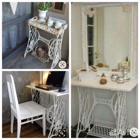 Станина singer, подстолье чугун, отреставрированно