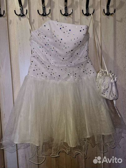 Свадебное платье 42 44 короткое