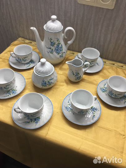 Сервиз винтаж «Незабудка « пр-во Болгария
