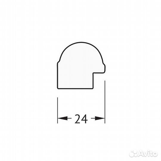 Зеркало Evoform Definite 57х57 BY 0609 в багетной