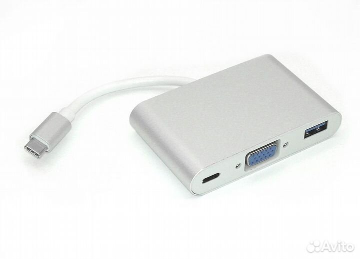 Адаптер Type-C на VGA, USB 3.0
