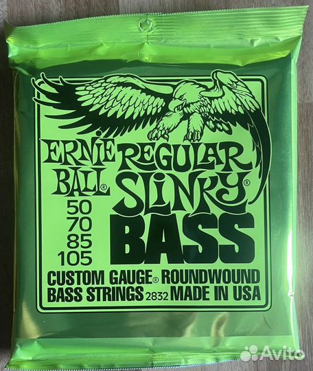 Струны для бас гитары Ernie Ball 2832