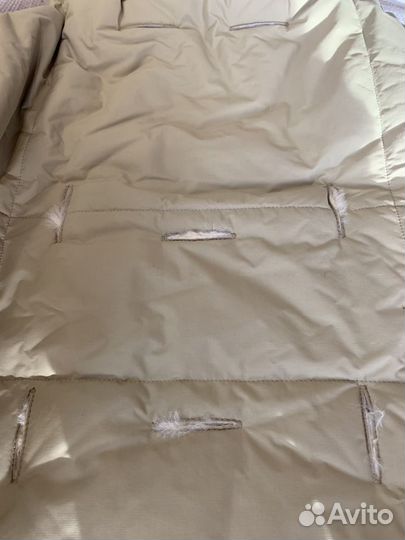 Зимний конверт в коляску на овчине