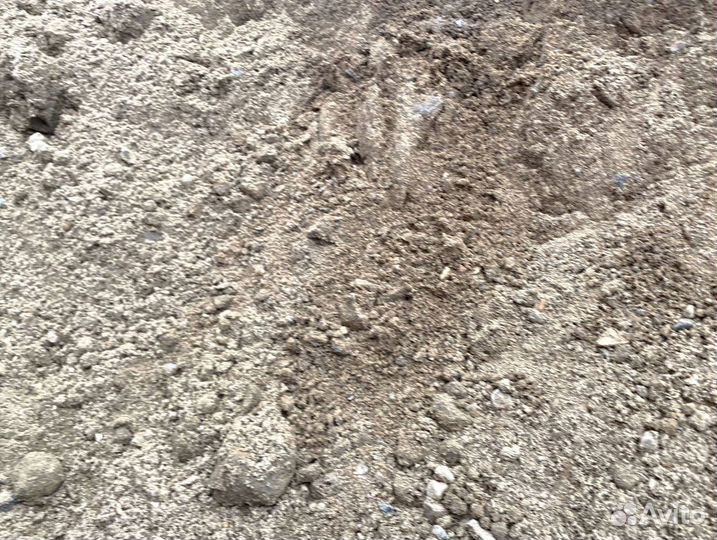 Cерая земля, щебень, песок