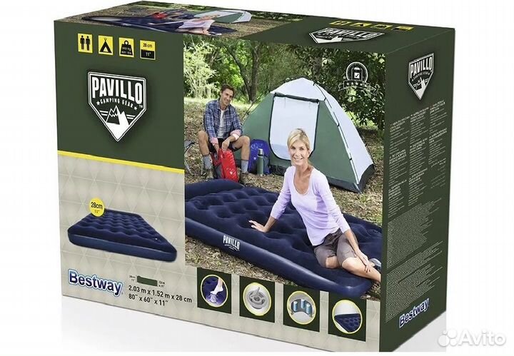 Матрас надувной Bestway двухместный