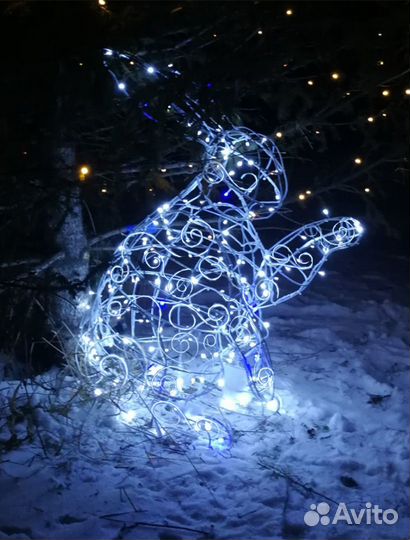 Светодиодная каркасная фигура 