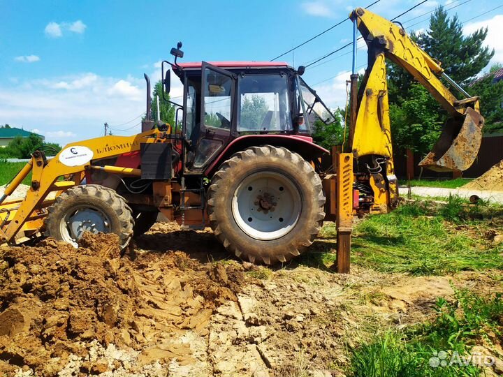 Услуги Экскаватора погрузчика