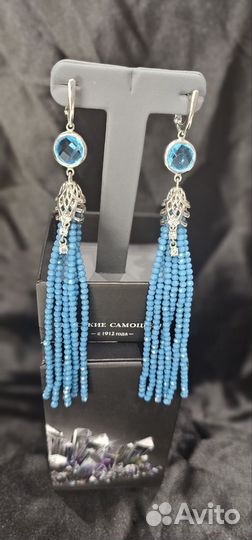 Серьги серебро