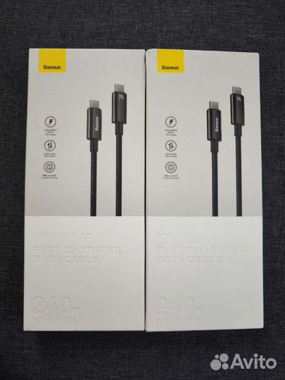 Кабель Baseus 240 Вт USB Type C - Type C