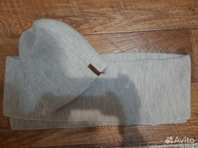 Шапка и шарф женский