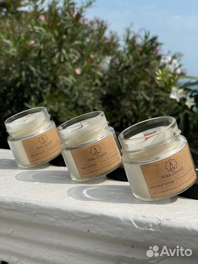 Ароматическая свеча из соевого воска