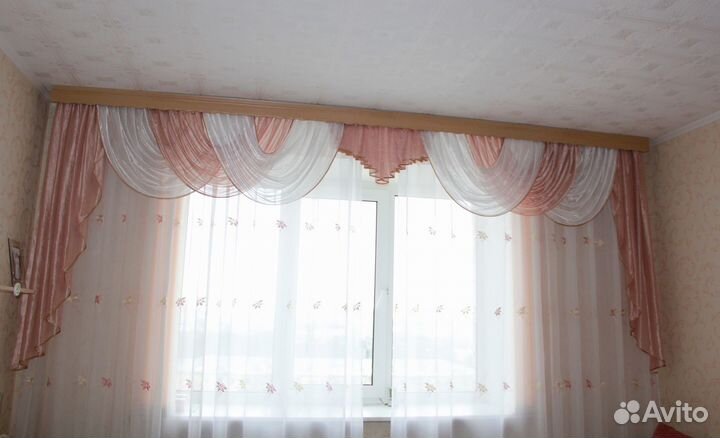 Ламбрекен 3,6м и багет для карниза