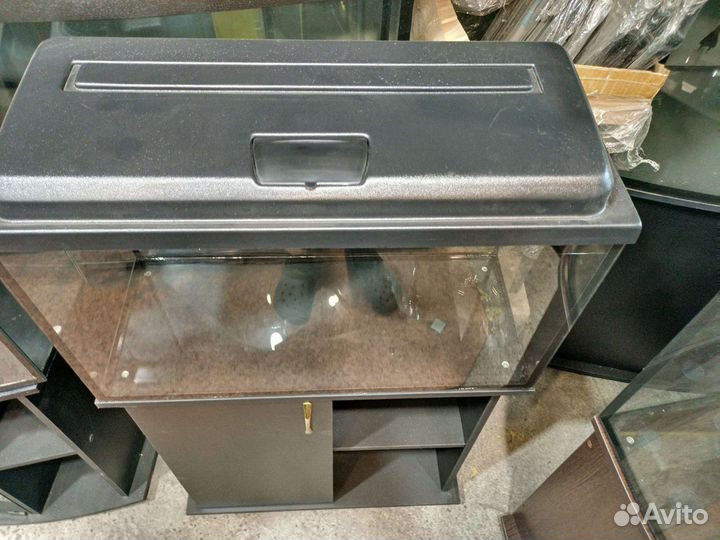 Аквариум 90 л. С тумбой