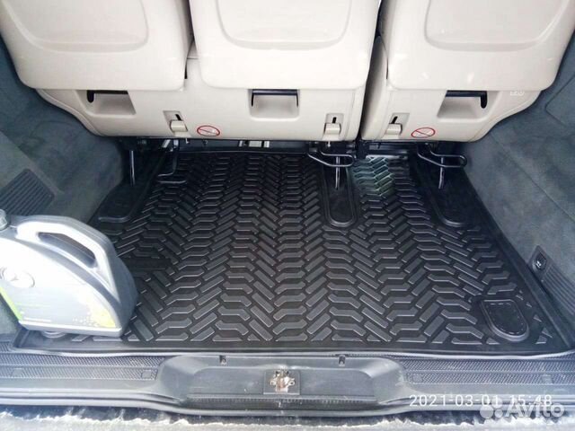 Коврик в багажник Mercedes Viano W639 с бортиком