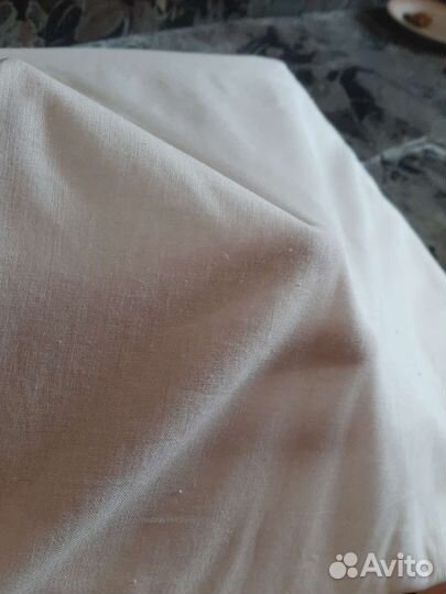 Ткань тонкий хлопок, белый СССР
