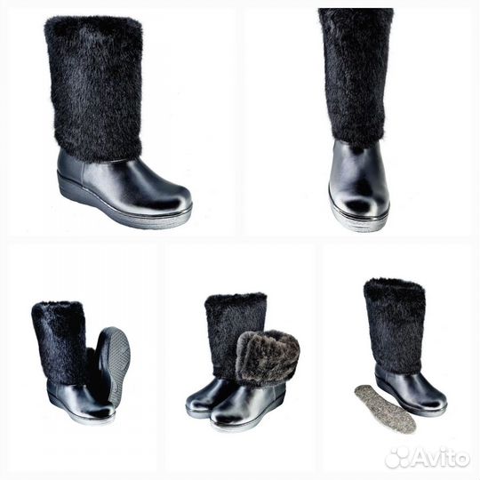 Унты женские натуральные сапоги