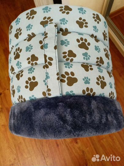 Лежанка домик для собаки
