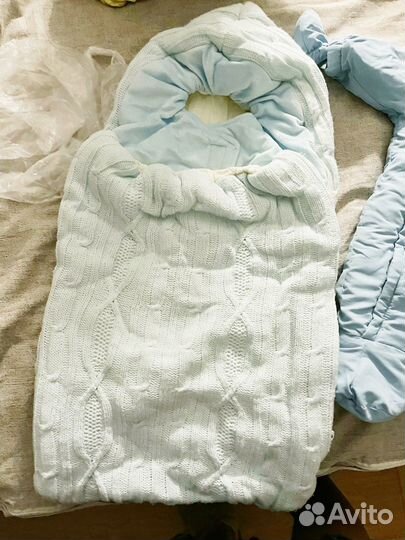 Конверт теплый на выписку или в коляску