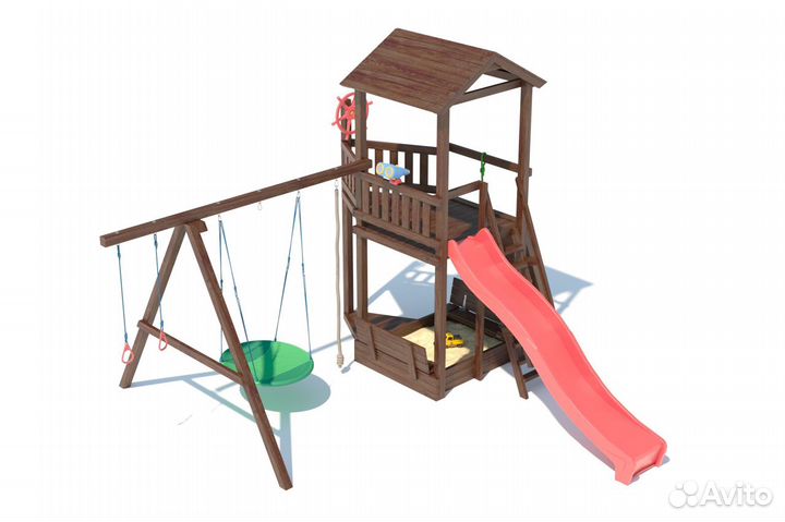 Детская игровая площадка Taälo Серия В3 модель 2