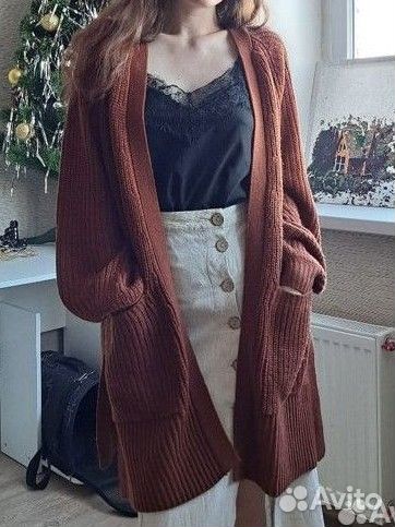 Кардиган шерстяной