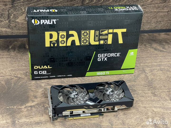 Видеокарта Palit GeForce GTX 1660 Ti 6GB