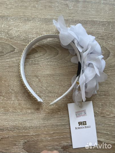 Ободок с цветами