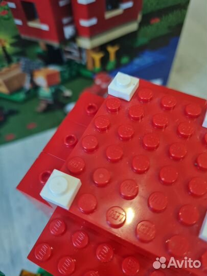 Lego майнкрафт грибной дом