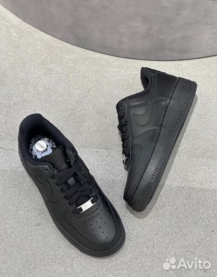 Кроссовки Nike Air Force 1 Low Black (8.5-12us)