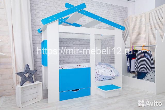 Детская кровать домик