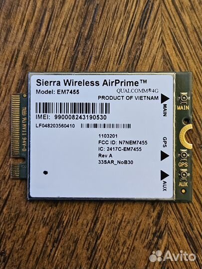 M.2 модемы Fibocom и Sierra Wireless + аксессуары