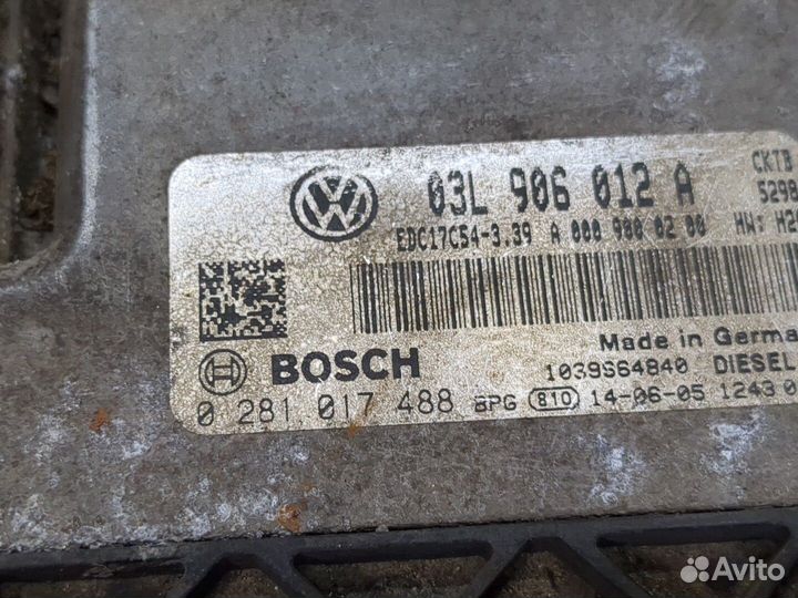 Блок управления двигателем Volkswagen Crafter, 201