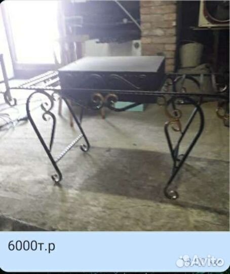 Столик профтруба ковка
