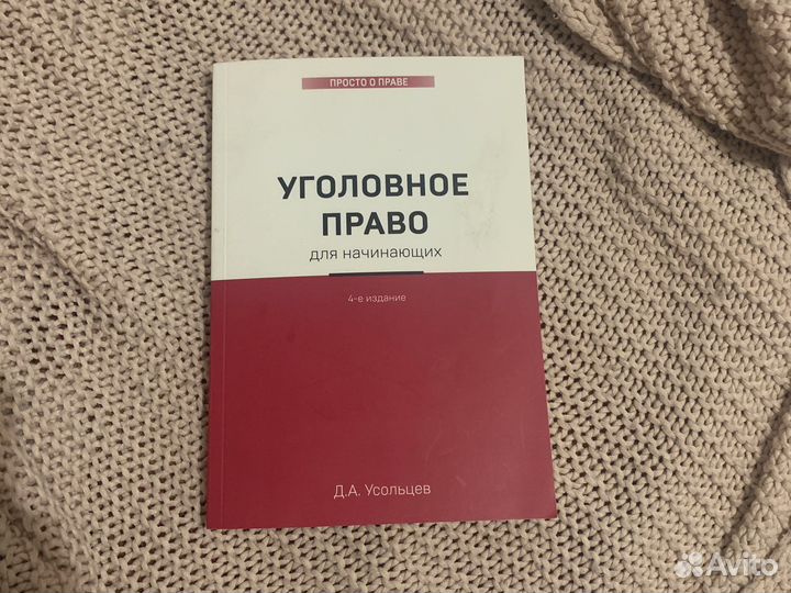 Уголовное право для начинающих Д.А. Усольцев