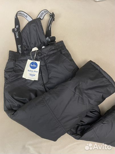 Зимние брюки 128 button blue