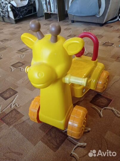 Жираф детская каталка