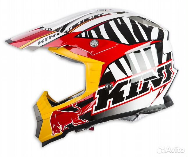 Шлем RED bull revolution helmet + очки kini