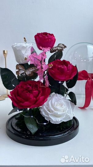 Роза в колбе оптом