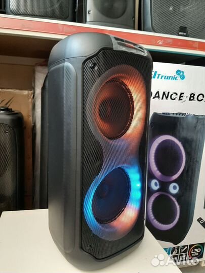 Мощная колонка eltronic 20-52, 500Вт, 2 микрофона