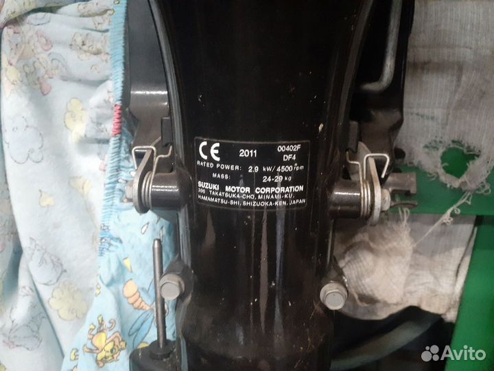 Лодочный мотор Suzuki DF4