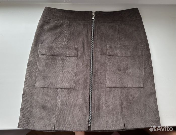 Мини-юбка вельветовая женская S