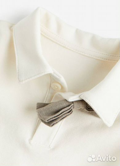 Нарядное боди для новорожденного мальчика 68 hm