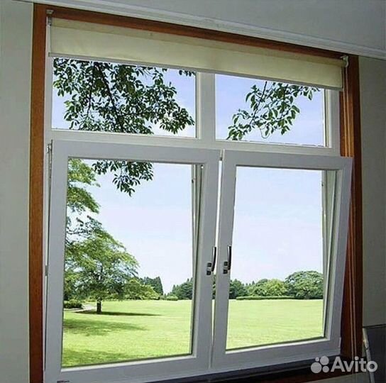 Окна пвх с фрамугой