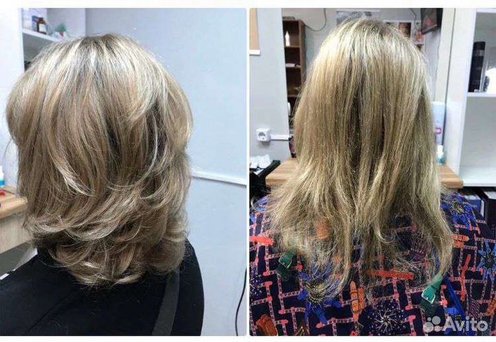 Женские и мужские стрижки, окрашивание