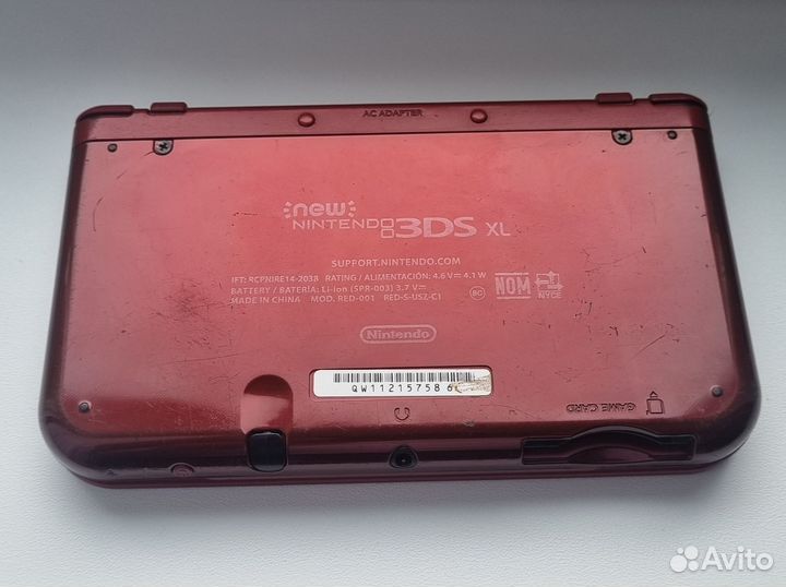 New nintendo 3ds xl (прошита 64gb)