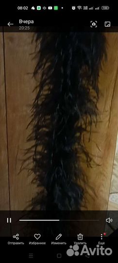 Боа перья страуса 2 м 6 нитей