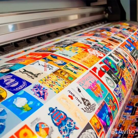 Печать и монтаж на плёнке/наклейке