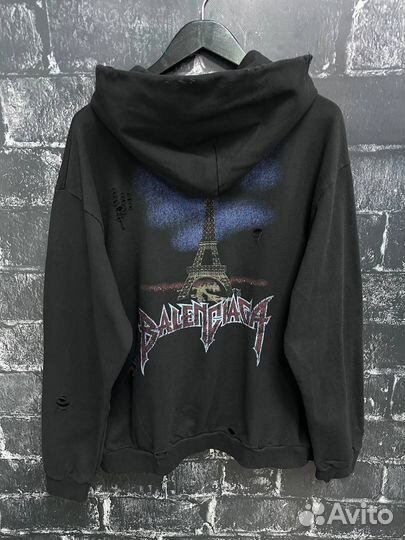 Зип худи balenciaga paris moon