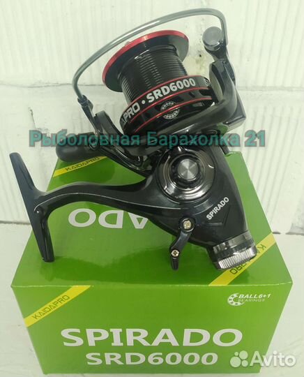 Катушка Kaida Spirado SRD 6000 с байтраннером