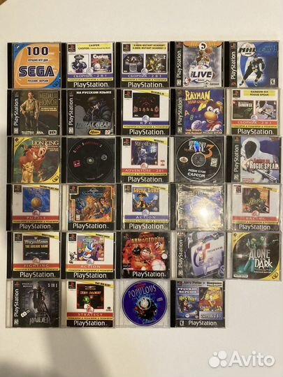 Диски ps1 sony playstation 1